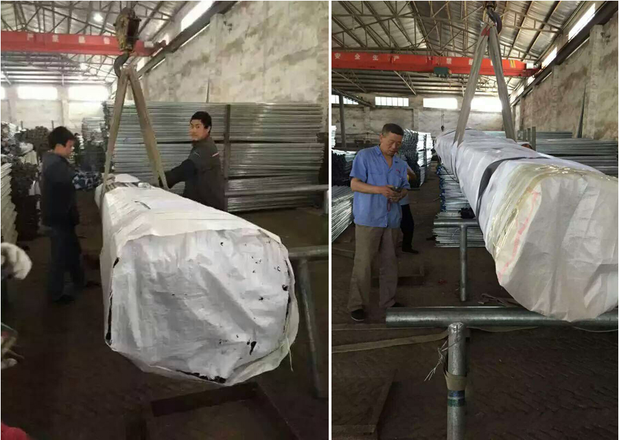 順德第一人民醫(yī)院鍍鋅線管進場